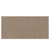 Identity Imperial Gold Fabric 6 in. x 12 in. Porcelain Bullnose Cove Base Floor and Wall Tile