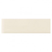 Modern Dimensions Biscuit 2-1/8 x 8-1/2 in. Ceramic Bullnose Wall Tile-DISCONTINUED