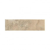 Stratford Place Willow Branch 2 in. x 6 in. Ceramic Bullnose Wall Tile