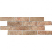 Union Square Heirloom Rose 4 in. x 8 in. Ceramic Paver Floor and Wall Tile (8 sq. ft. / case)