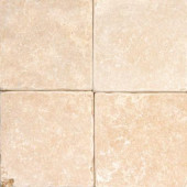 Oasis Gold 4 in. x 4 in. Tumbled Limestone Floor and Wall Tile (1 sq. ft. / case)