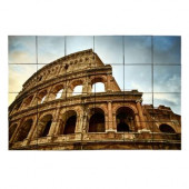 Colosseum 36 in. x 24 in. Tumbled Marble Tiles (6 sq. ft. /case)