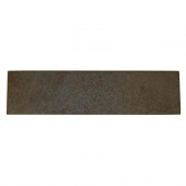 Continental Slate Brazilian Green 3 in. x 12 in. Porcelain Bullnose Floor and Wall Tile