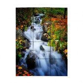 Waterfall1 18 in. x 24 in. Tumbled Marble Tiles (3 sq. ft. /case)