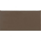 Modern Dimensions Matte Artisan Brown 4-1/4 in. x 8-1/2 in. Ceramic Wall Tile (10.64 sq. ft. / case)-DISCONTINUED