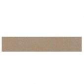 Identity Imperial Gold Cement 4 in. x 18 in. Porcelain Bullnose Floor and Wall Tile