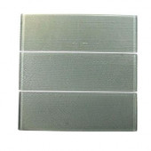 Contempo Backlash 4 in. x 12 in. x 8 mm Floor and Wall Glass Tile