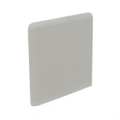 Color Collection Bright Taupe 3 in. x 3 in. Ceramic Surface Bullnose Corner Wall Tile-DISCONTINUED