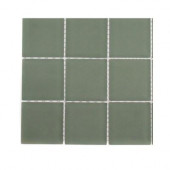 Contempo Seafoam Frosted Glass Tile Sample