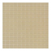 Maracas Morning Sun 12 in. x 12 in. 8mm Frosted Glass Mesh-Mounted Mosaic Wall Tile(10 sq. ft. / case)-DISCONTINUED