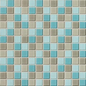 Isis Whisper Blend 12 in. x 12 in. x 3 mm Glass Mesh-Mounted Mosaic Wall Tile