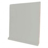 Color Collection Matte Taupe 6 in. x 6 in. Ceramic Stackable Right Cove Base Corner Wall Tile-DISCONTINUED