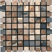 Desert Trail 12 in. x 12 in. x 10 mm Tumbled Slate Mesh-Mounted Mosaic Tile (10 sq. ft. / case)