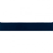 Liners Navy 1 in. x 6 in. Ceramic Flat Liner Wall Tile