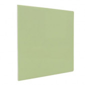 Matte Spring Green 6 in. x 6 in. Ceramic Surface Bullnose Corner Wall Tile-DISCONTINUED