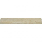 Tuscany Beige 2 in. x 12 in. Rail Molding Honed Travertine Wall Tile (10 ln. ft. / case)