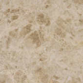 Emperador Light 18 in. x 18 in. Polished Marble Floor and Wall Tile (9 sq. ft. / case)