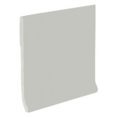 Color Collection Bright Taupe 4-1/4 in. x 4-1/4 in. Ceramic Stackable Cove Base Wall Tile-DISCONTINUED
