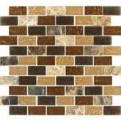 Sonoma Blend 12 in. x 12 in. x 8 mm Glass Stone Mesh-Mounted Mosaic Tile