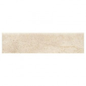 Sardara Fortress Cream 3 in. x 12 in. Porcelain Bullnose Floor and Wall Tile
