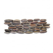 Standing Pebbles Rustic 4 in. x 12 in. Natural Stone Rock Wall Tile-DISCONTINUED