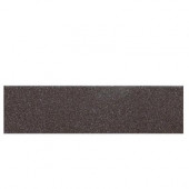 Colour Scheme City Line Kohl Speckled 3 in. x 12 in. Porcelain Bullnose Floor and Wall Tile-DISCONTINUED
