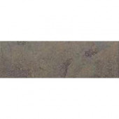 Villa Valleta Napa Gold 3 in. x 12 in. Glazed Porcelain Surface Bullnose Floor and Wall Tile-DISCONTINUED