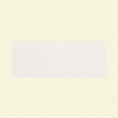 Identity Paramount White 8 in. x 20 in. Ceramic Accent Wall Tile