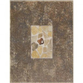 Castle De Verre Regal Rouge 10 in. x 13 in. Porcelain Decorative Floor and Wall Tile-DISCONTINUED