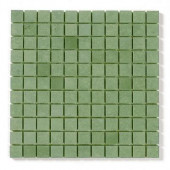 Sandstone 1 In. x 1 In. Mosaic Avocado 12 In. x 12 In. Floor & Wall Tile-DISCONTINUED
