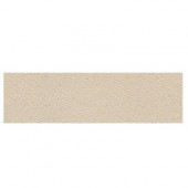 Identity Bistro Cream Fabric 4 in. x 12 in. Porcelain Bullnose Floor and Wall Tile