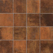 Vanity Rust 12 in. x 12 in. Porcelain Mosaic Floor and Wall Tile-DISCONTINUED