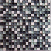 Cloudz Nimbostratus-1432 Stone And Glass Blend Mesh Mounted Floor and Wall Tile - 3 in. x 3 in. Tile Sample