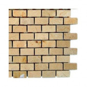 Crema Marfil Bricks Marble Floor and Wall Tile Sample