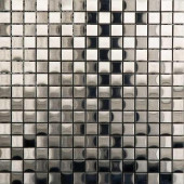 Acero 12 in. x 12 in. Stainless-Steel Trim Mosaic Tile