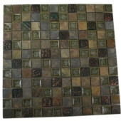 Roman Selection Rural Trail 12 in. x 12 in. x 8 mm Glass Floor and Wall Tile