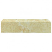Fresno 3 in. x 10 in. Beige Ceramic Bullnose Wall Tile-DISCONTINUED