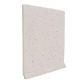 Color Collection Bright Granite 6 in. x 6 in. Ceramic Stackable Left Cove Base Corner Wall Tile-DISCONTINUED