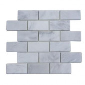 Oriental 12 in. x 12 in. x 8 mm Marble Floor and Wall Tile