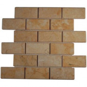 Jerusalem Gold Beveled 12 in. x 12 in. x 8 mm Natural Stone Floor and Wall Tile