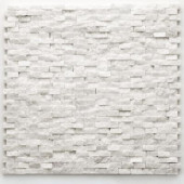 Modern Beaux 12 in. x 12 in. x 9.5mm Quartzite Natural Stone Mesh-Mounted Mosaic Wall Tile (10 sq. ft./Case)