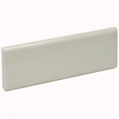 Color Collection Bright Bone 2 in. x 6 in. Ceramic Surface Cap Wall Tile