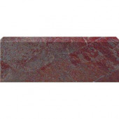 Stratford Copper 3 in. x 12 in. Glazed Ceramic Single Bullnose Floor & Wall Tile-DISCONTINUED