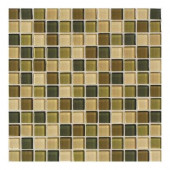 Maracas Rainforest Blend 12 in. x 12 in. x 8 mm Glass Mesh Mounted Mosaic Wall Tile