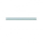 Glass Reflections 1 in. x 6 in. Whisper Green Glass Liner Wall Tile-DISCONTINUED