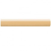 Semi-Gloss Luminary Gold 1 in. x 6 in. Quarter Round Wall Tile-DISCONTINUED