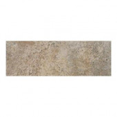 Alta Vista Drift Wood 3 in. x 12 in. Porcelain Surface Bullnose Trim Floor and Wall Tile
