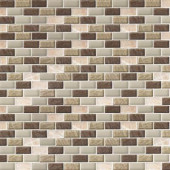 Roma Linea 12 in. x 12 in. x 8 mm Glass Onyx Mosaic Wall Tile