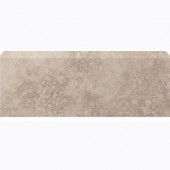 Tuscany Olive 3 in. x 10 in. Glazed Ceramic Single Bullnose Wall Tile-DISCONTINUED