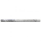 Tundra Grey 3/4 in. x 11-7/8 in. Marble Dome Wall Tile